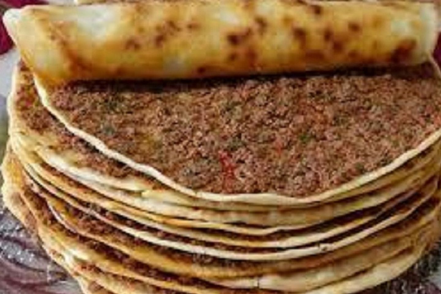 حبة صفيحة لحم خضار