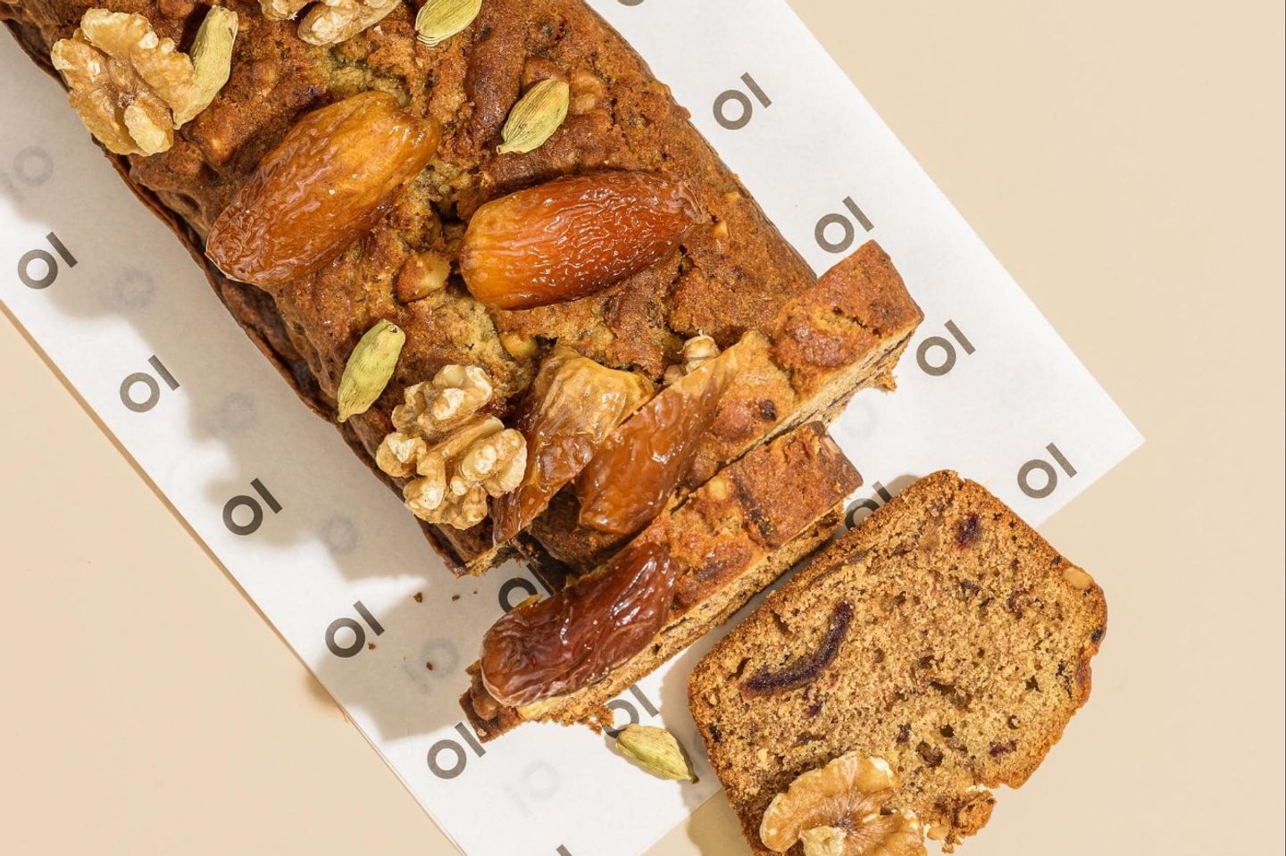 Date Loaf Slice