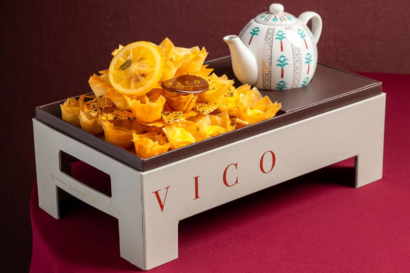 بقلاوه تشيز الزعفران