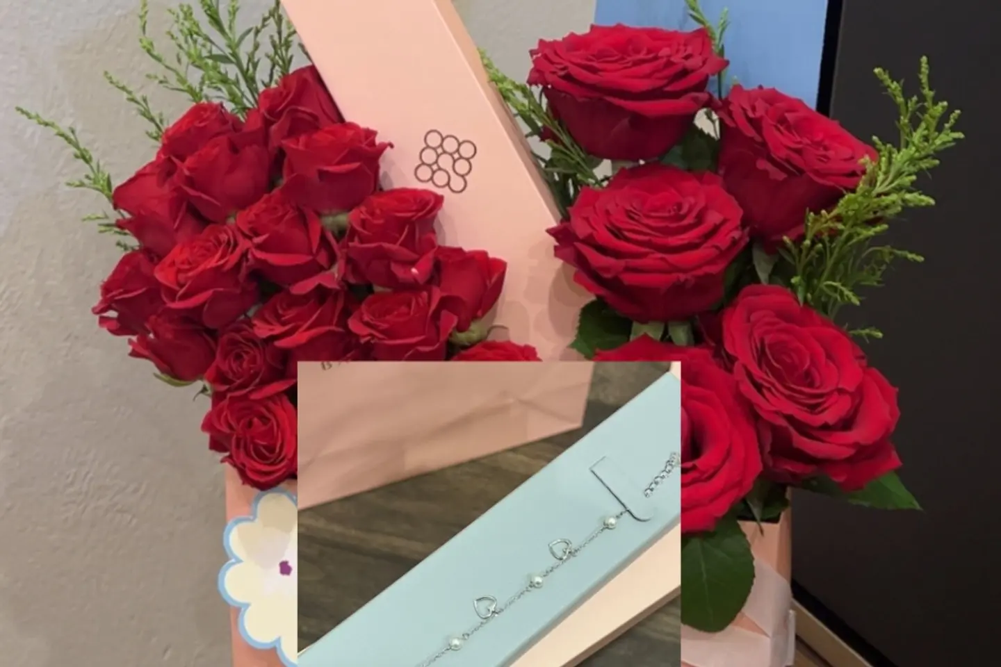 بريق الفضه ورد بالكيس٣