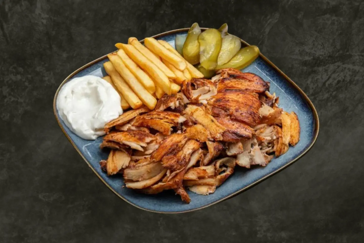 طبق شاورما دجاج