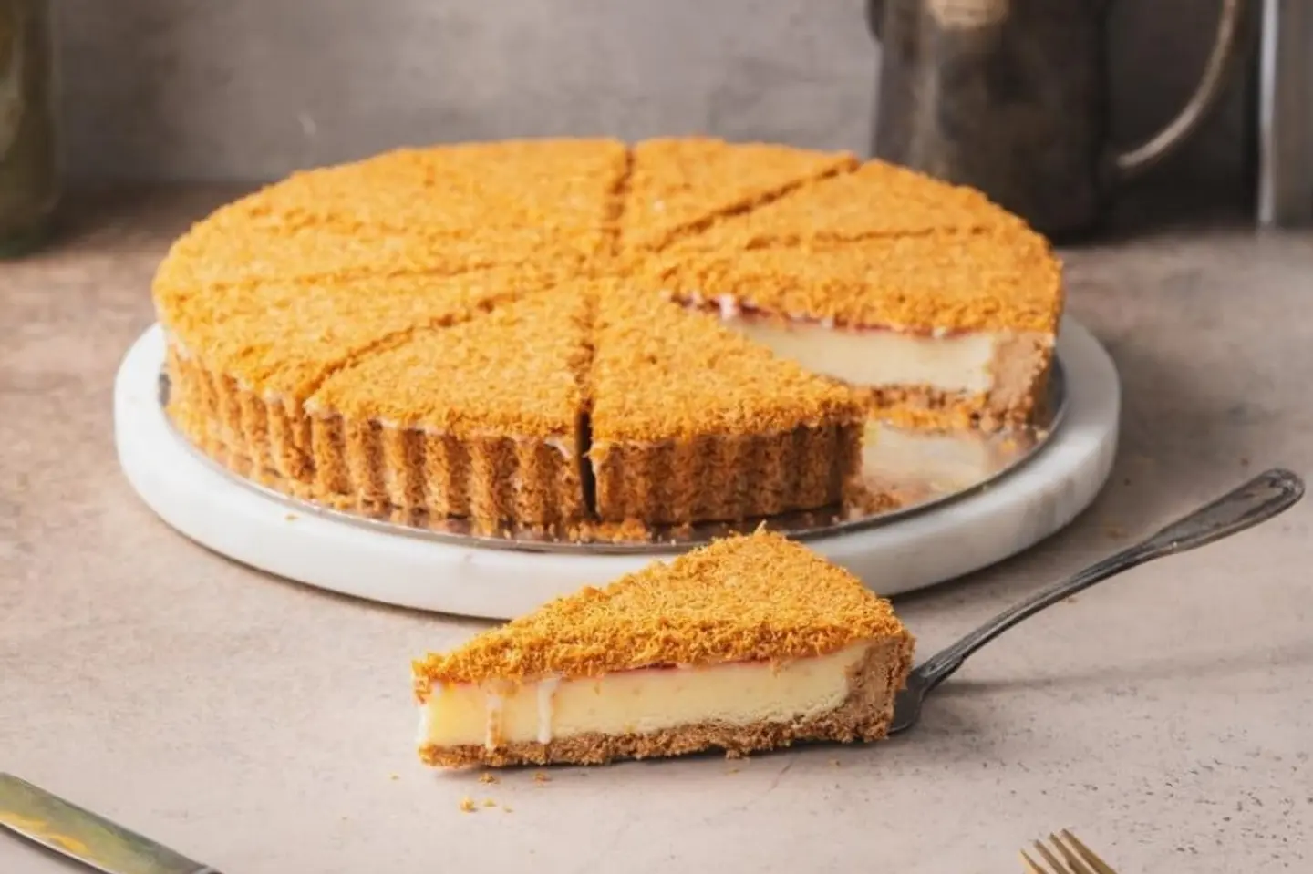 كنافة تشيز كيك