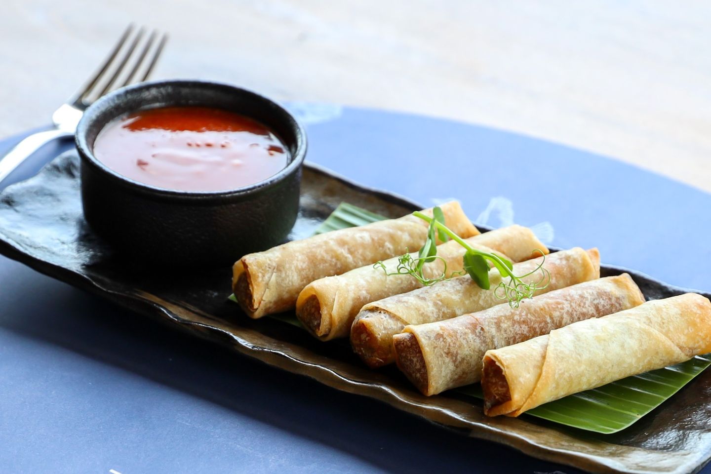 Cheese Burger Spring Rolls