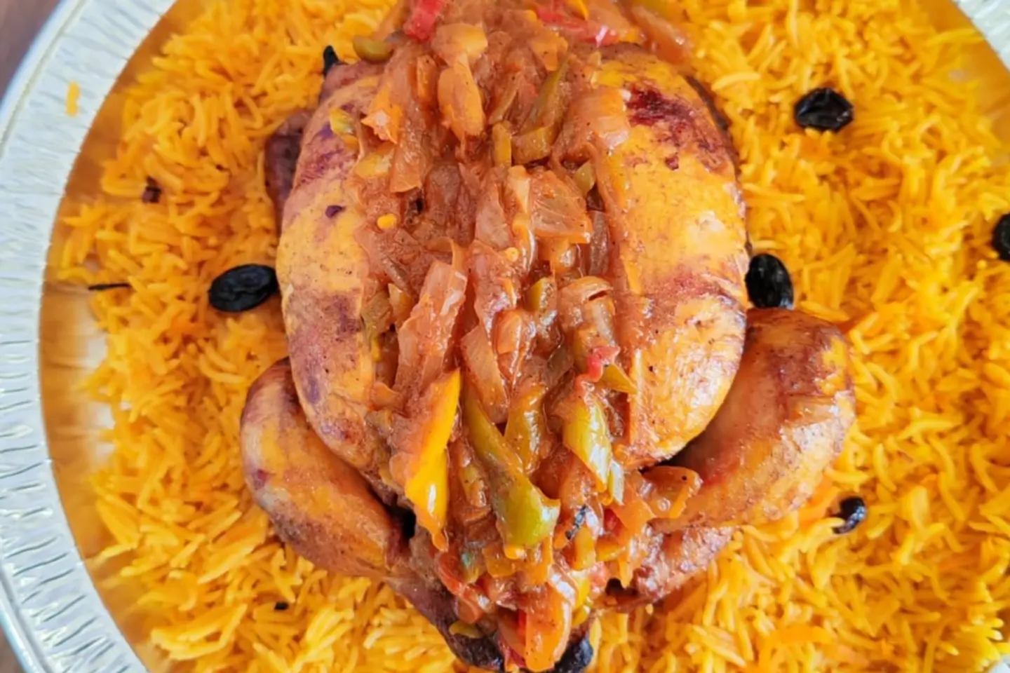 حبة شواية محشية بالخضار
