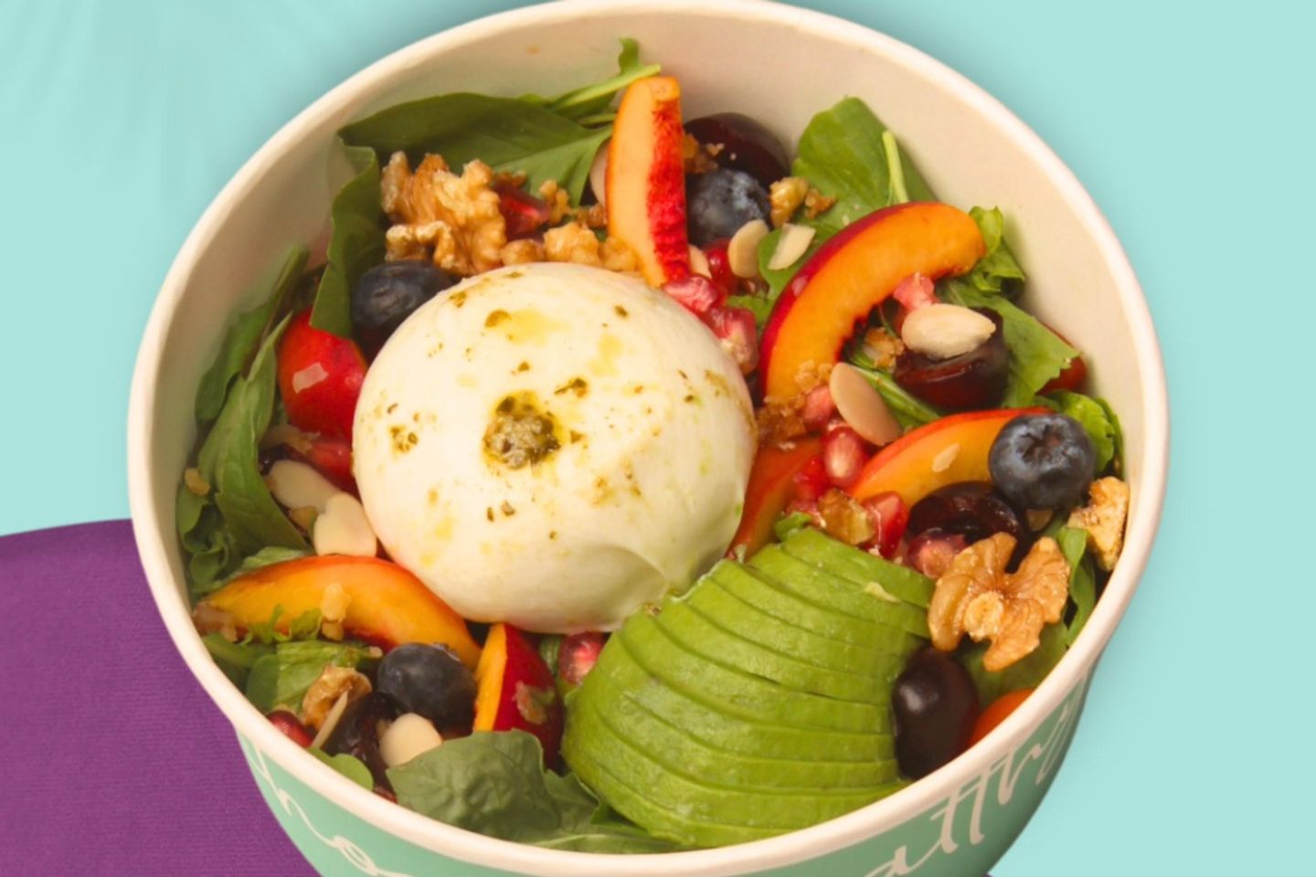 Burrata And Peach Salad