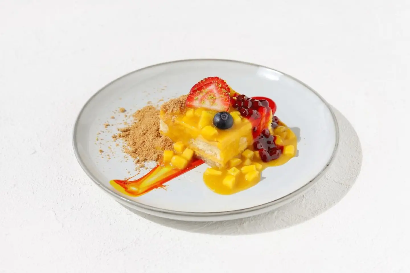 Mango Pudding Cake