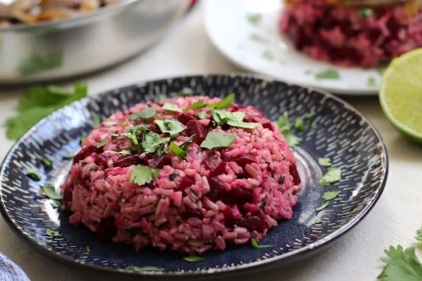Rice With Beetroot