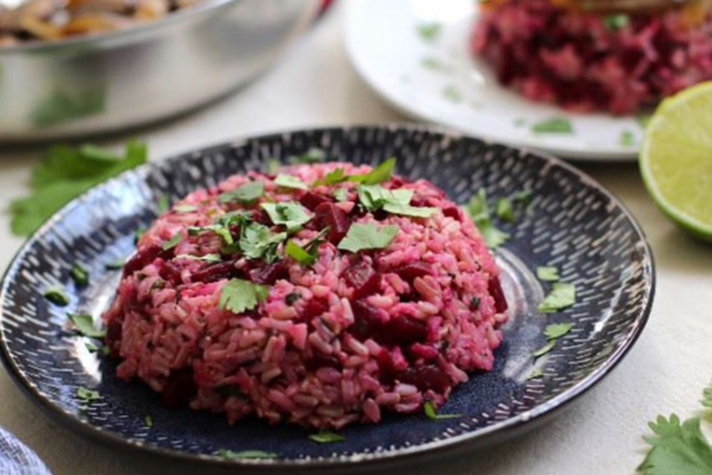 Rice With Beetroot