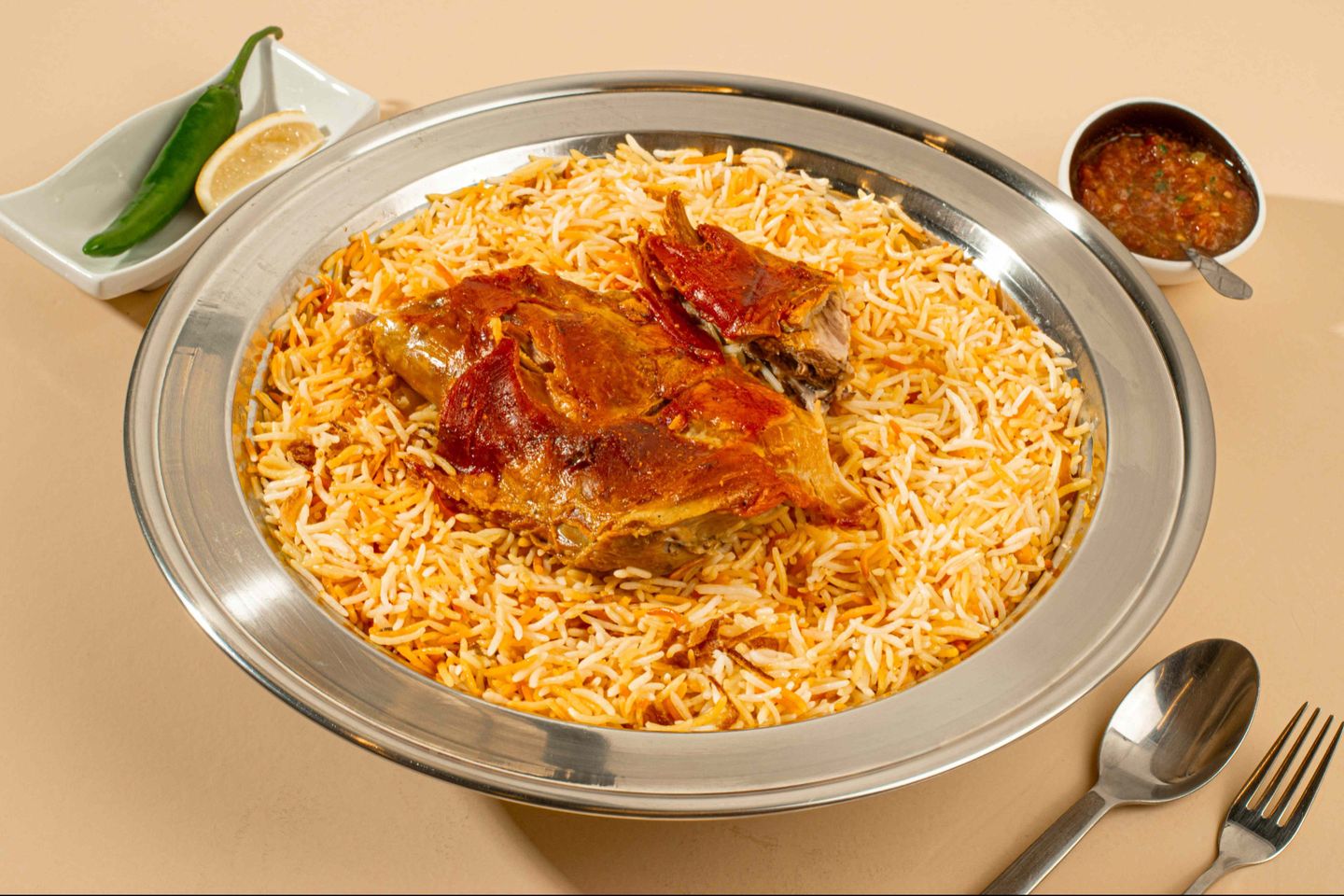 Mandi Rice With Meat
