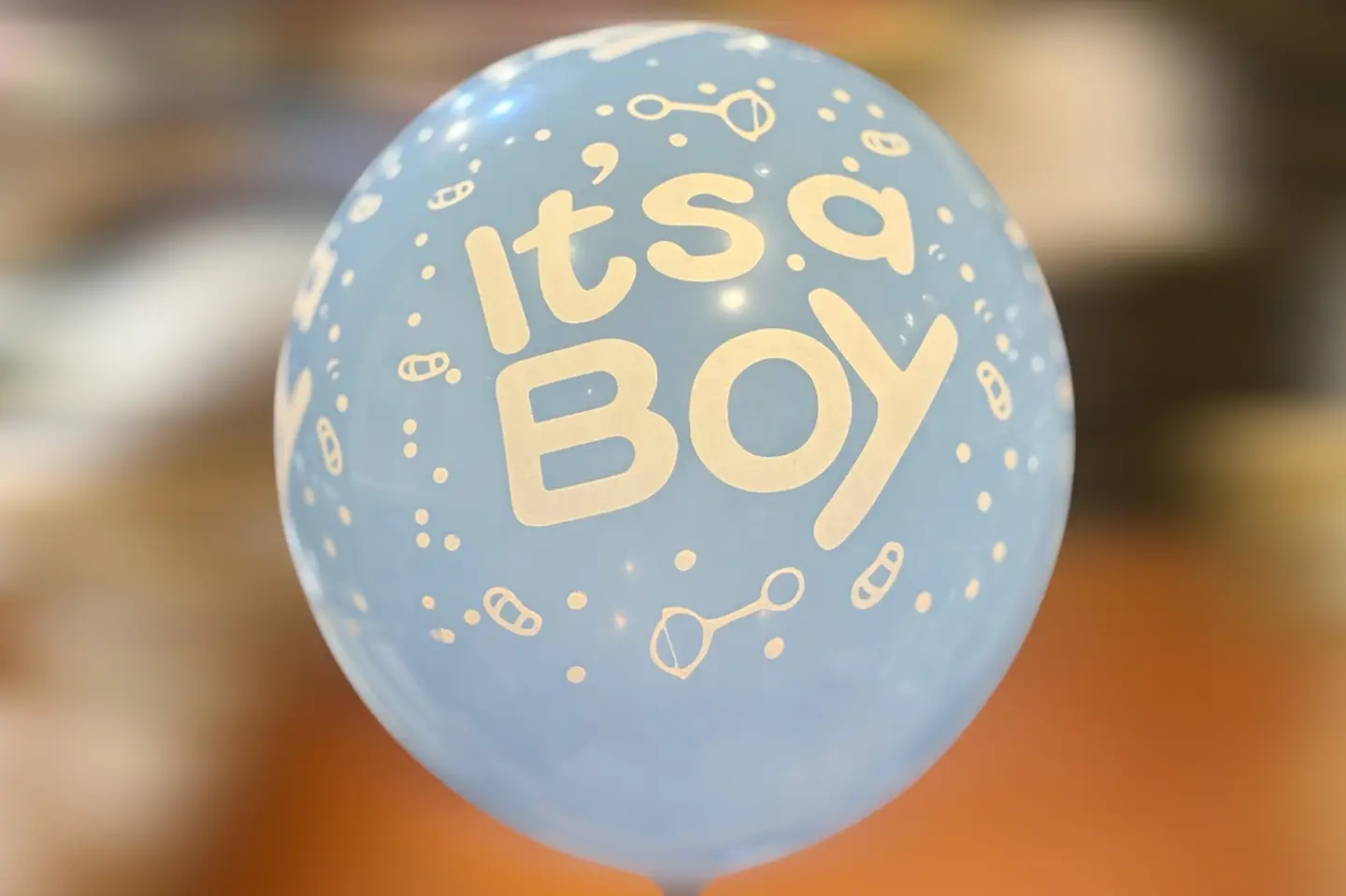 بالون مواليد لون ازرق