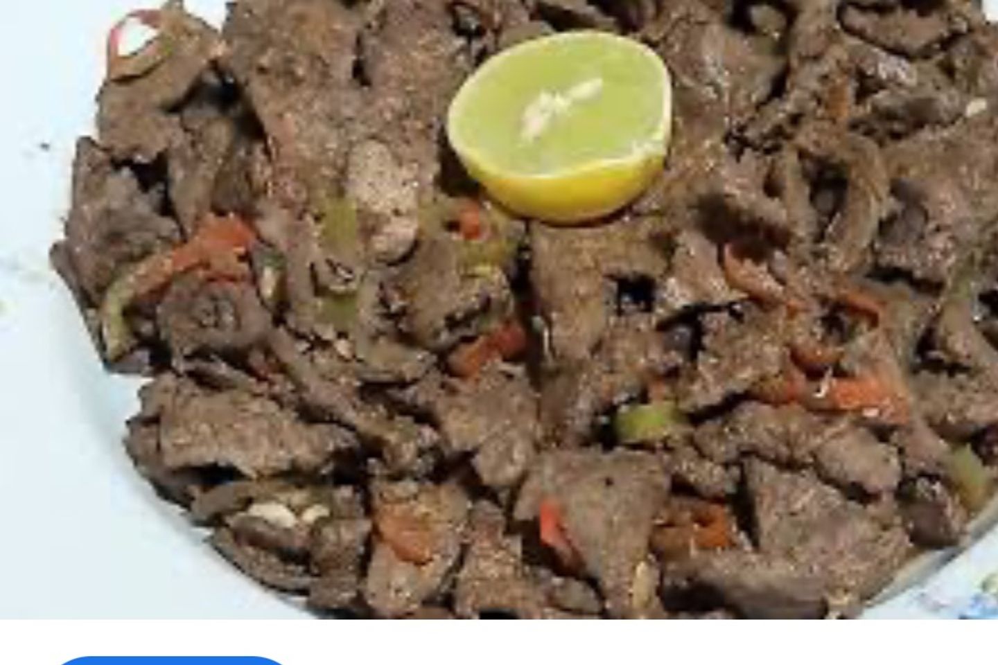 A Plate Of His Liver