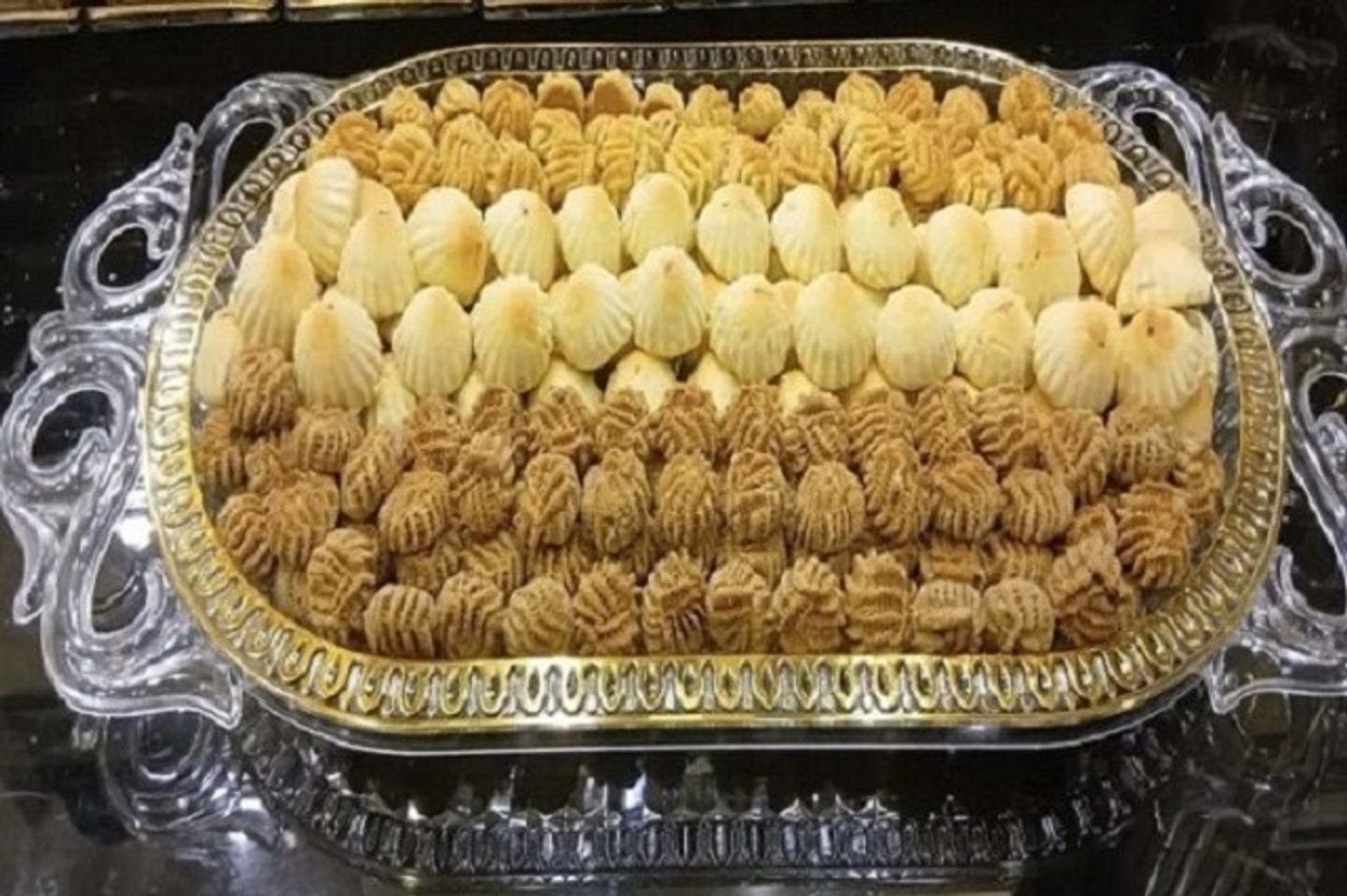 صحن معمول مشكل صحن وسط