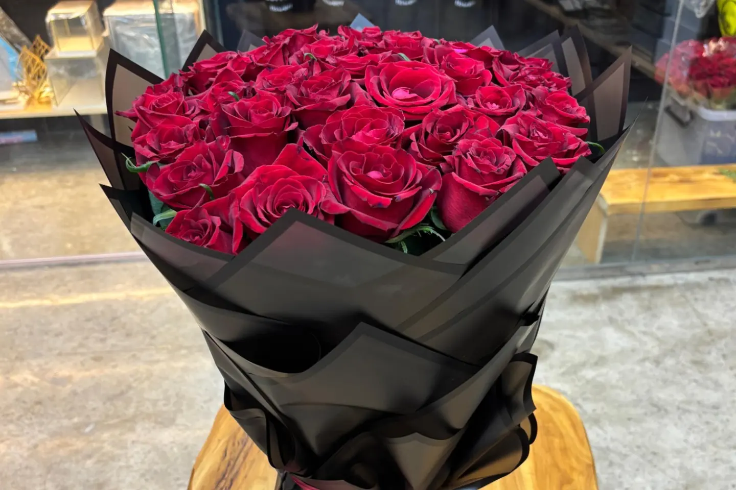 باقة ورد احمر