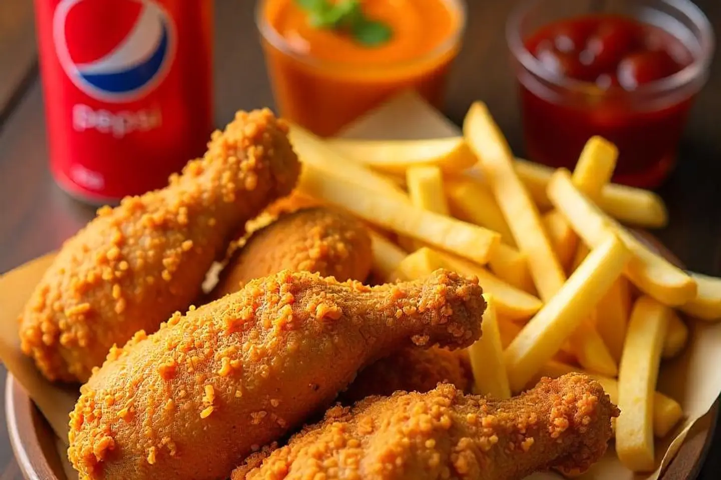 Spicy Broast Combo   Half