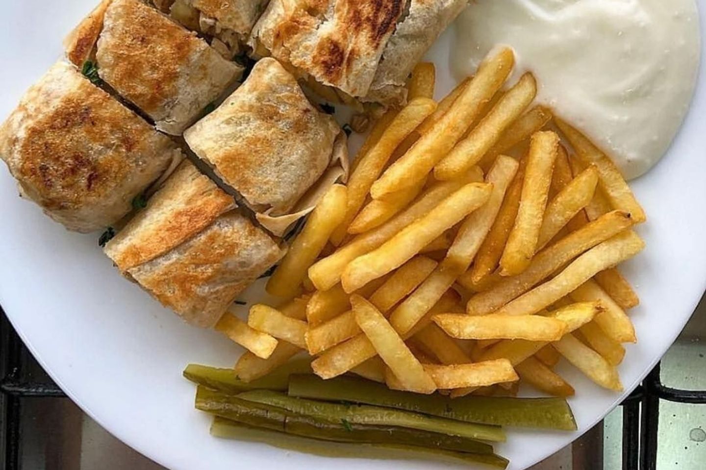 شاورما دجاج صاج