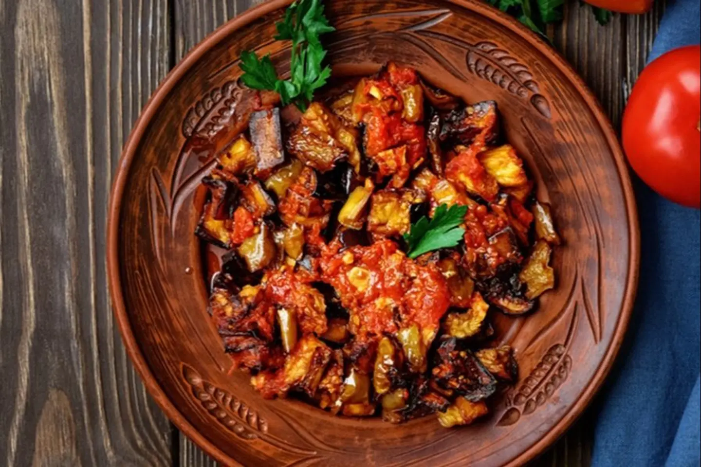 Eggplant Stew Dish