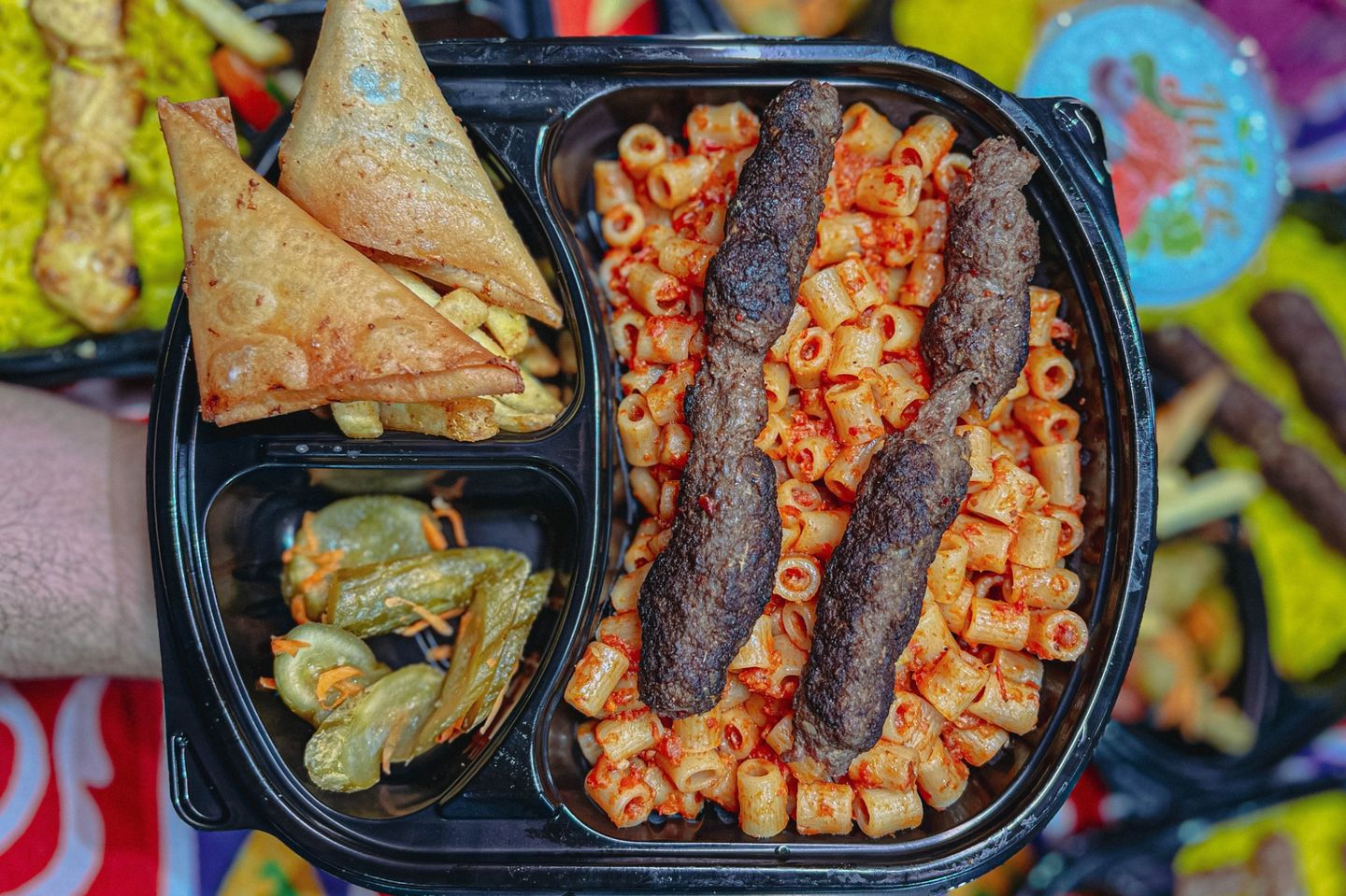 مكرونة - كفتة