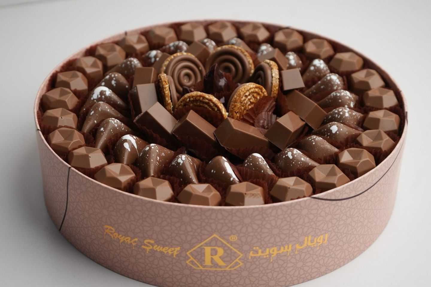 Large Round Chocolate Box