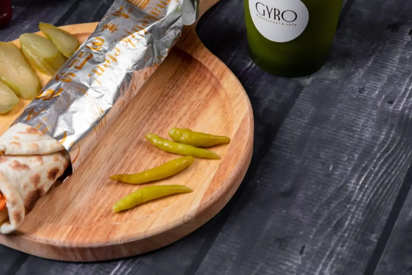 Meat Kebab Sandwich With Cheese