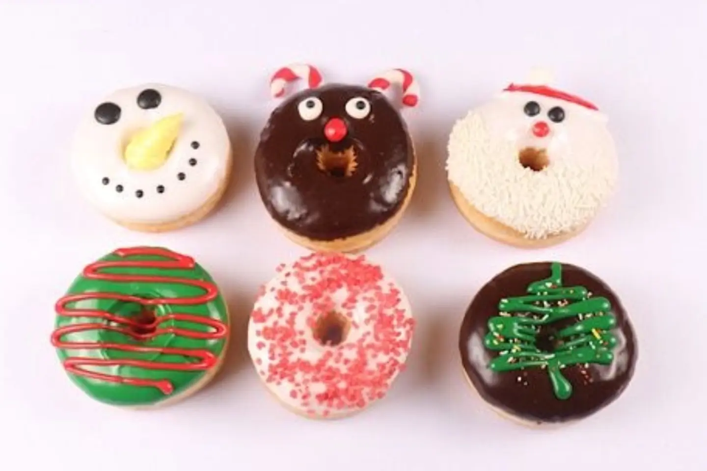 حزمة دونات كبيرة مجموعة شتوية من اثني عشر قطعة