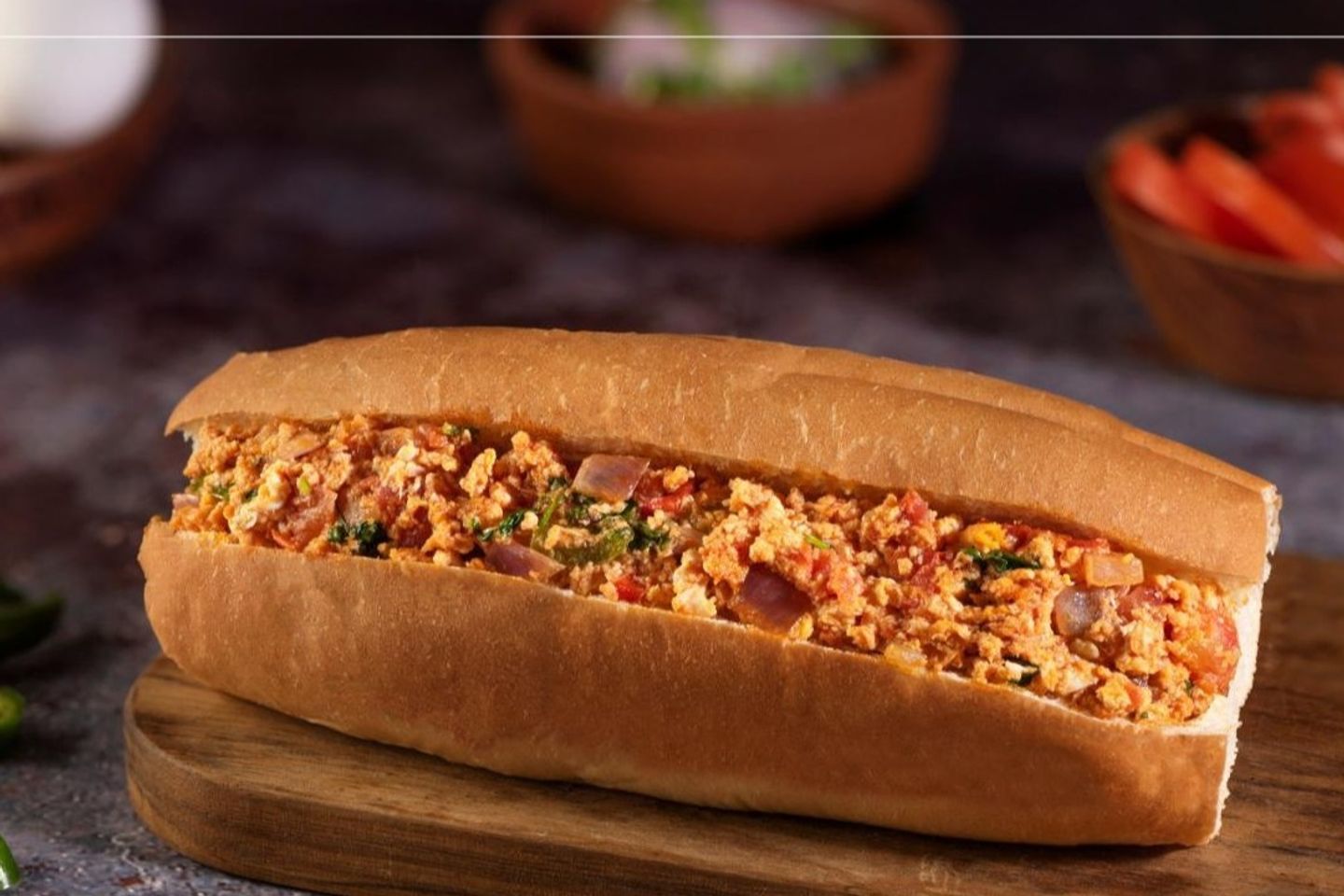 Shakshouka Cheese Sandwich