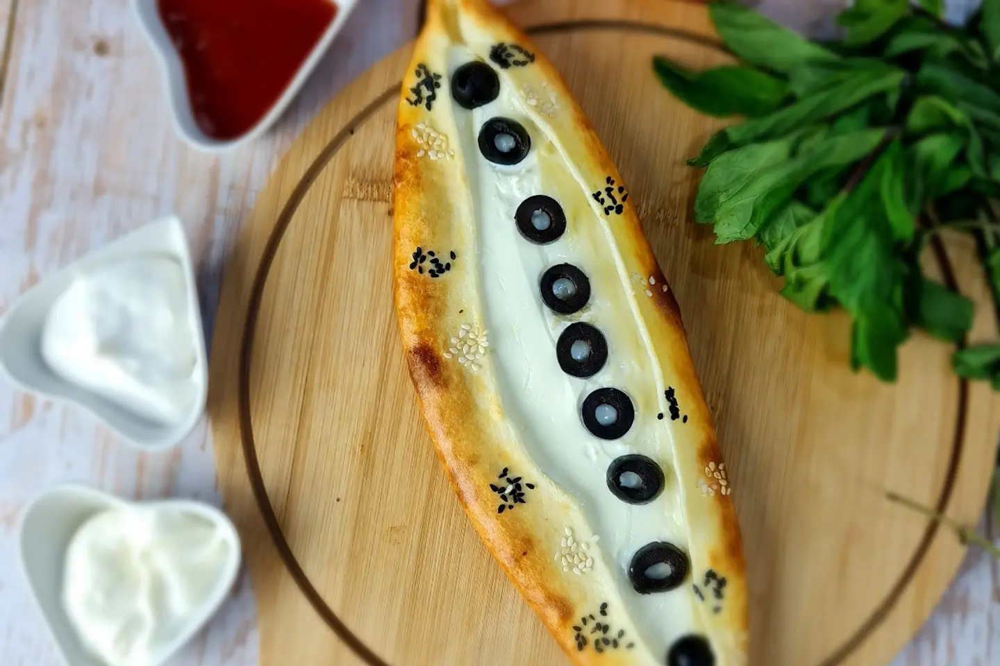 Cheese And Olive Pie