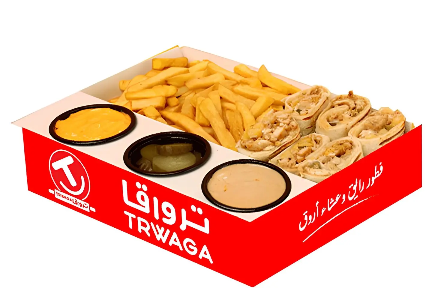 ٦ قطع شاورما دجاج مدخن