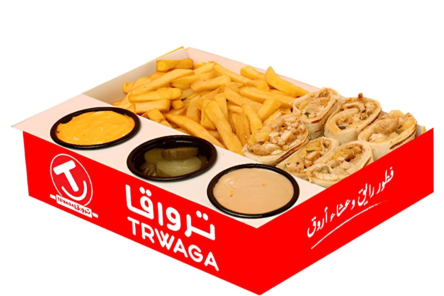 ٦ قطع شاورما دجاج مدخن