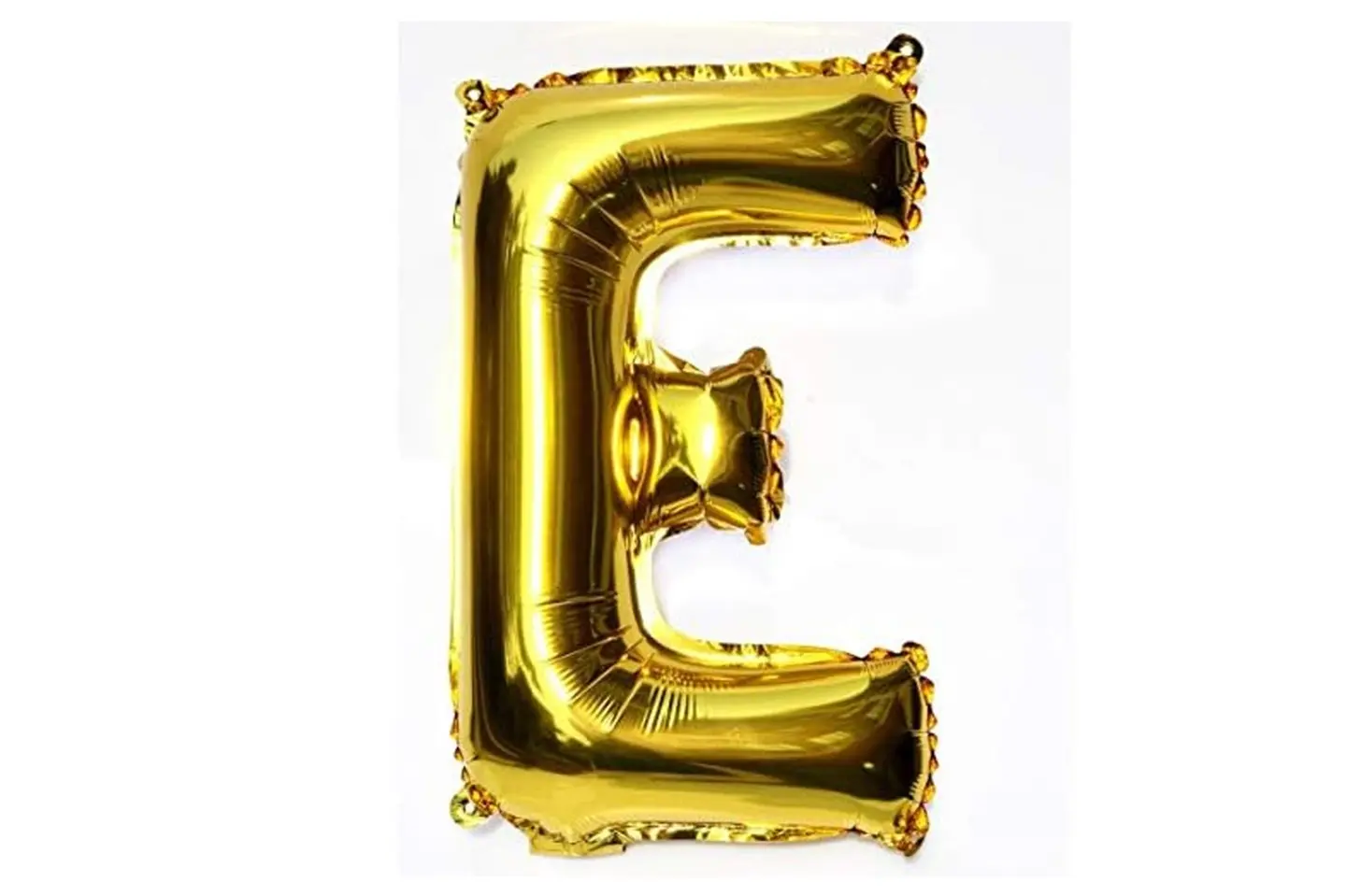 بالون حرف إي ذهبي