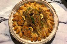 وجبة عندق شعري صافي كنعد روبيان