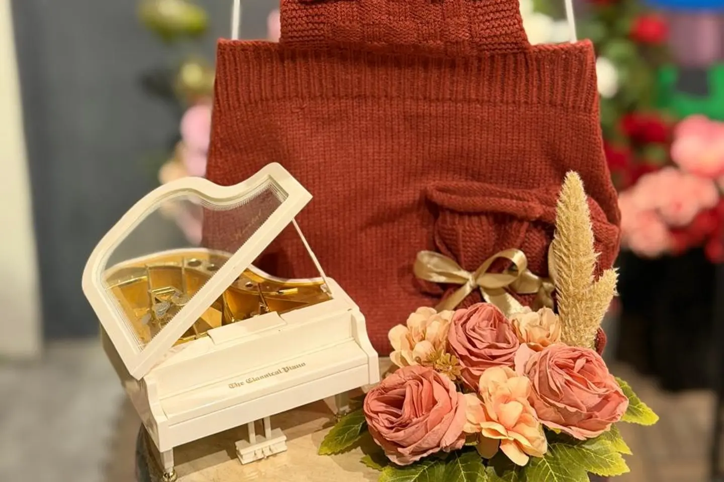 Newborn Gift Acrylic Stand   Music Box