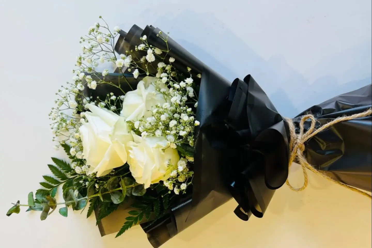 باقه جوري ابيض ٤ فخامه