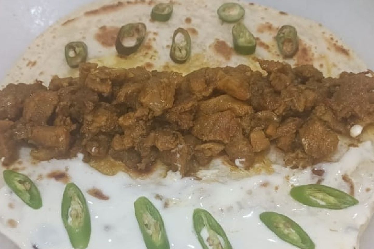 Meat Galgal Indian Bread