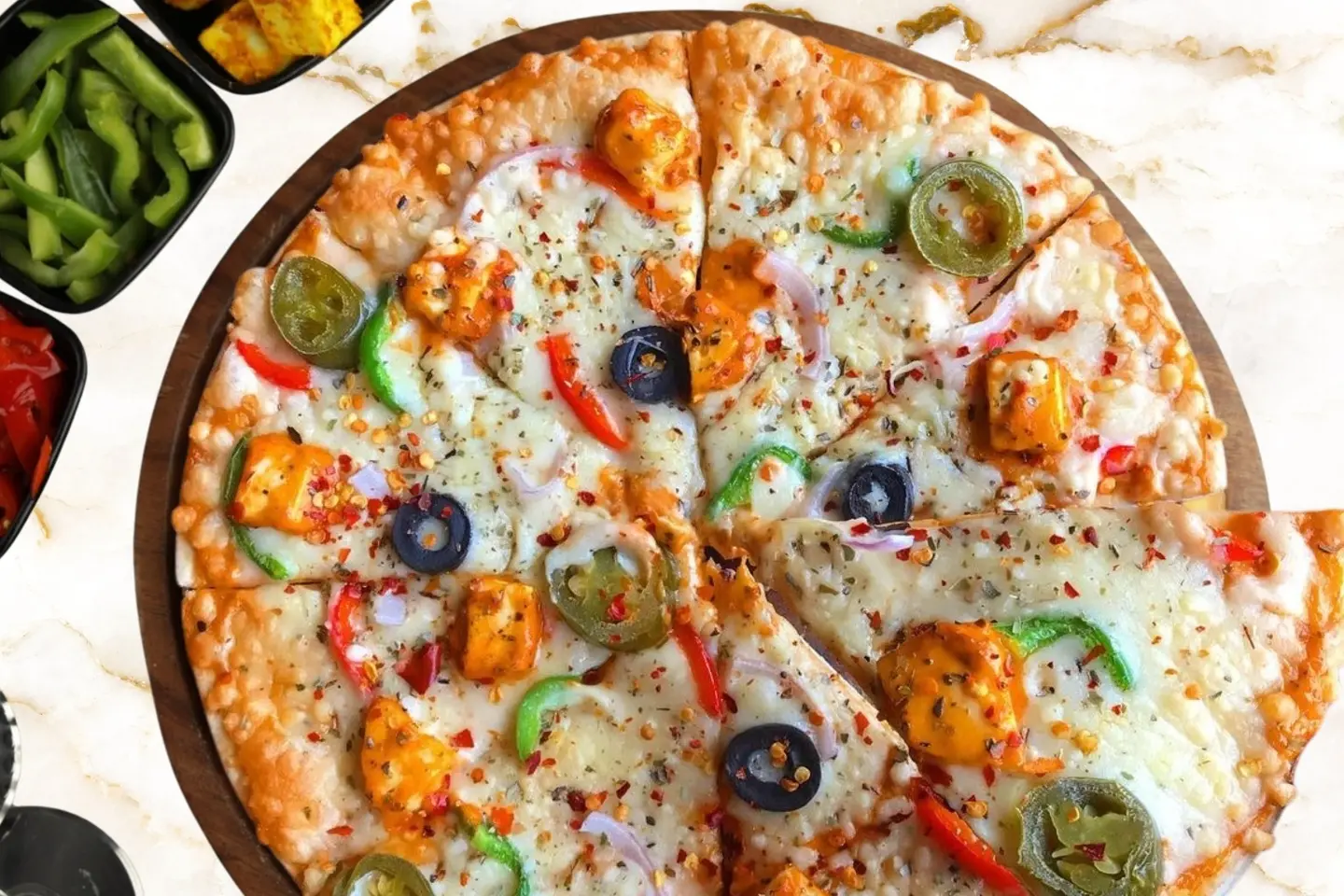 Paneer Tikka Pizza