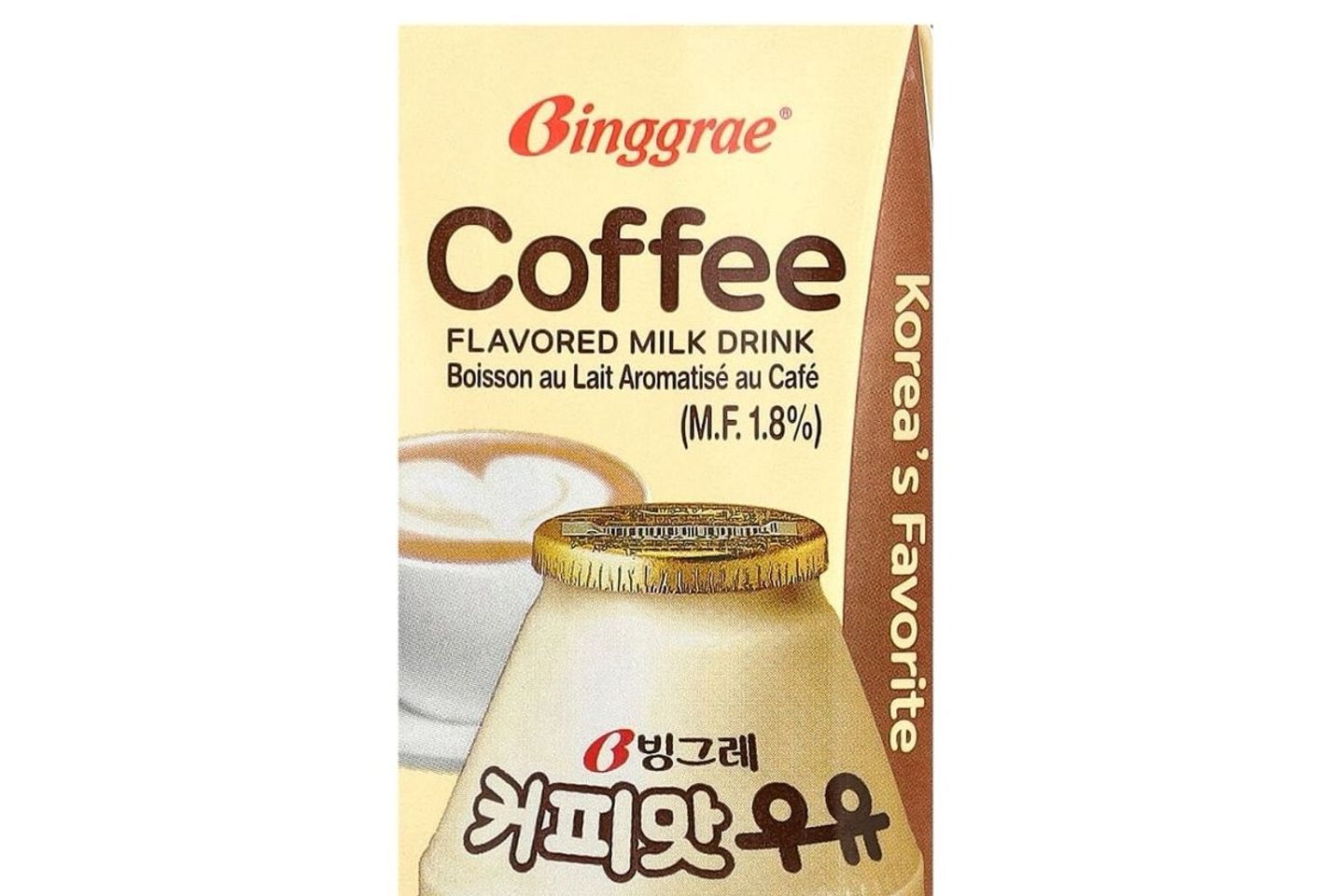 Korean Milk With Coffee