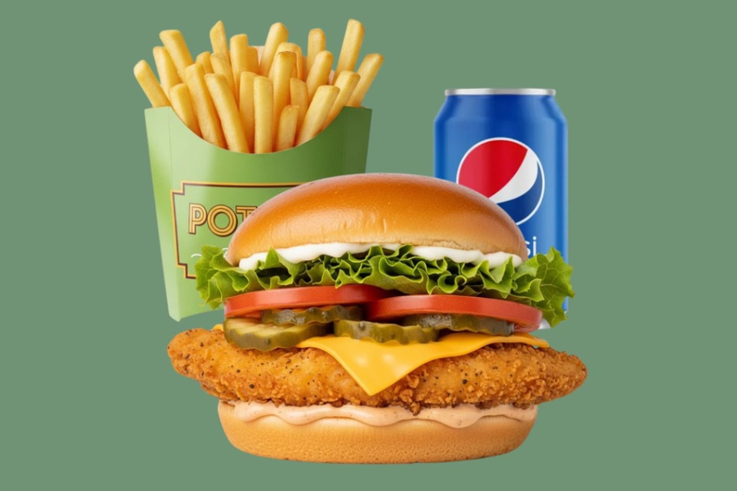 Chicken Burger Meal