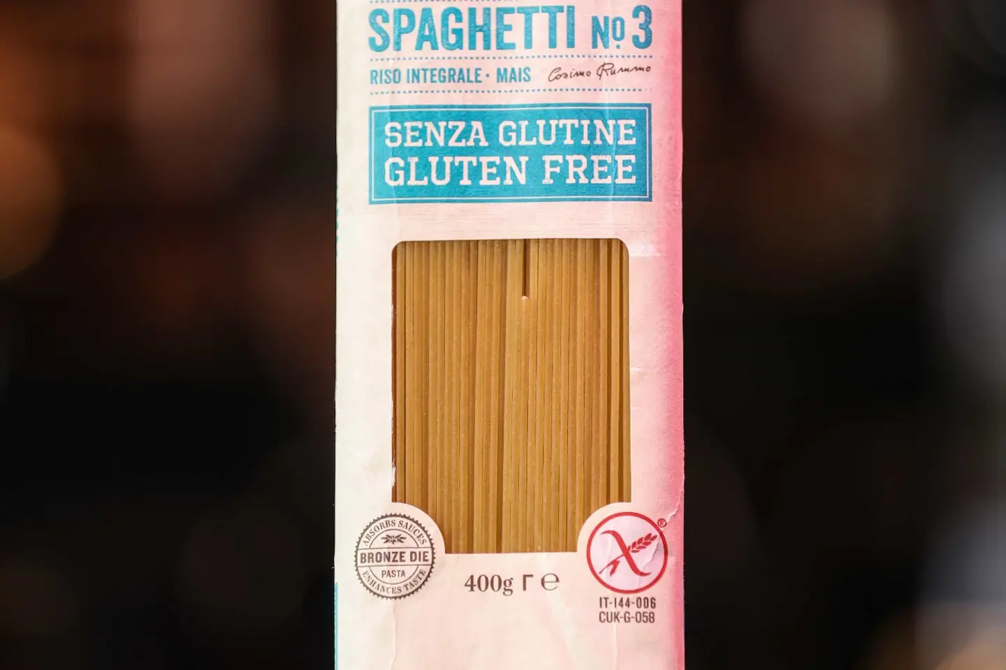 مكرونة سباجيتي خالية من الجلوتين