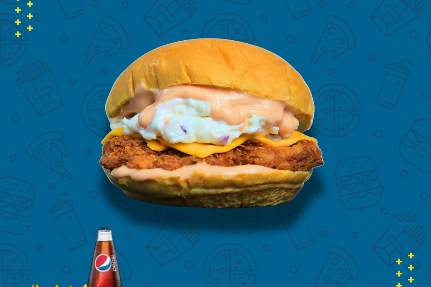 Chix Maple Burger Meal