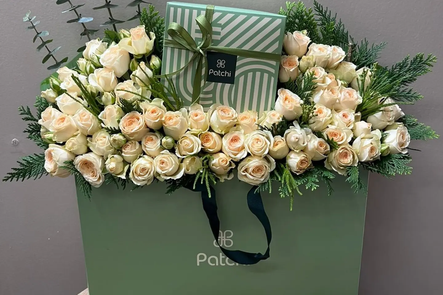 Baby Rose And Chocolate Patchi