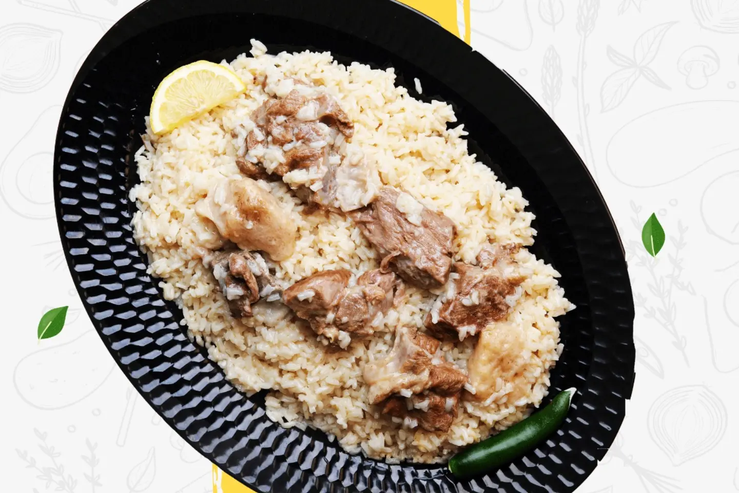 لحم تيس بلدي رزامريكي ابيض التجهيز حسب الطلب