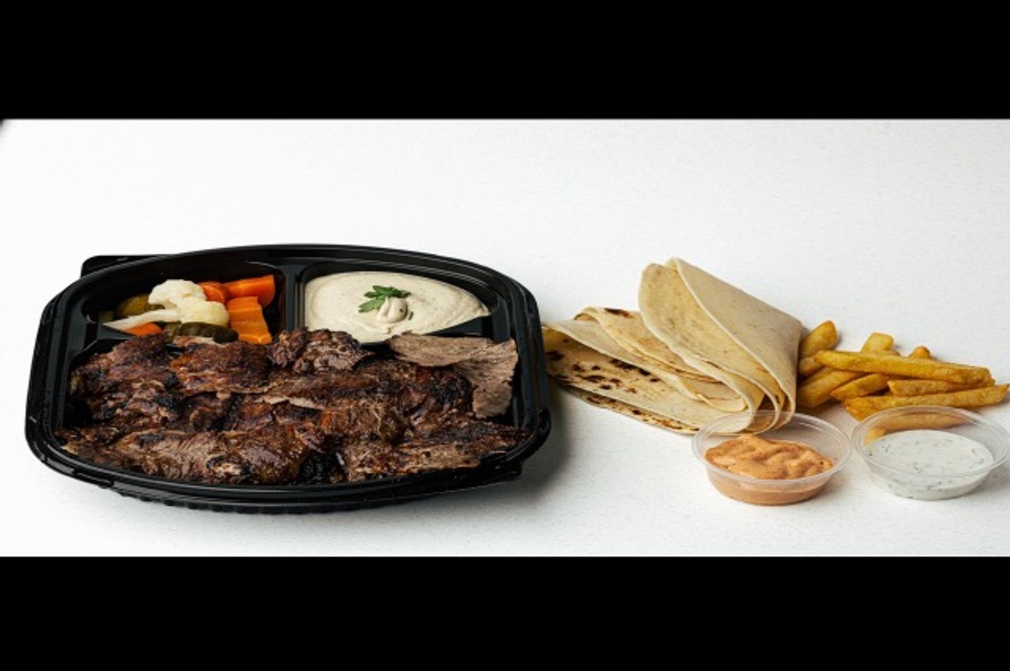صحن شورما لحم