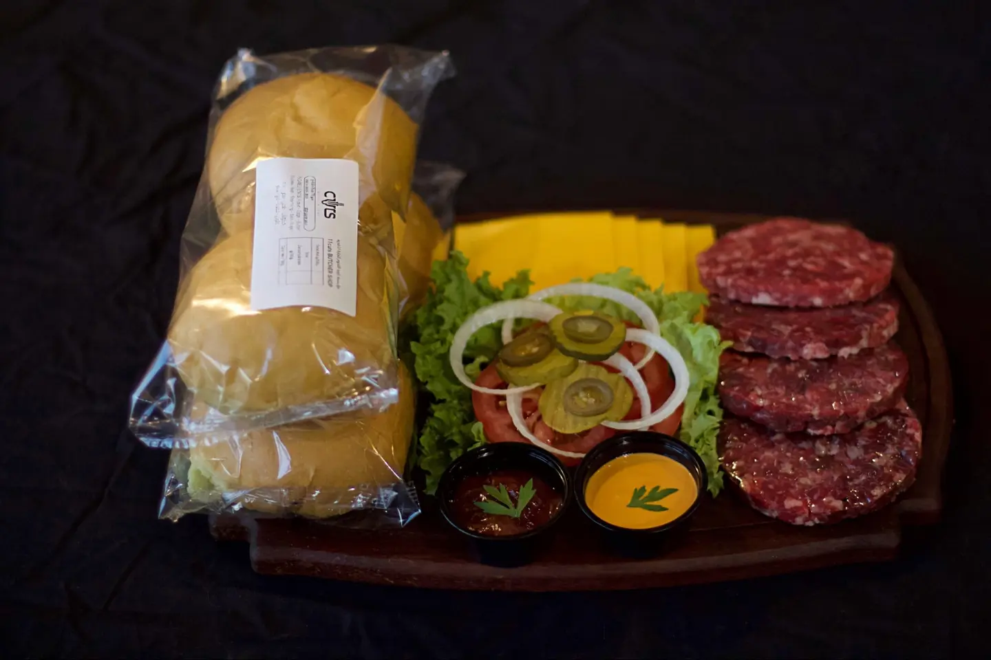 Box Burger 4 Pieces Meat