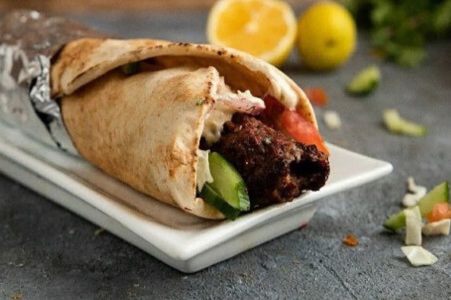 Meat Kebab Sandwich