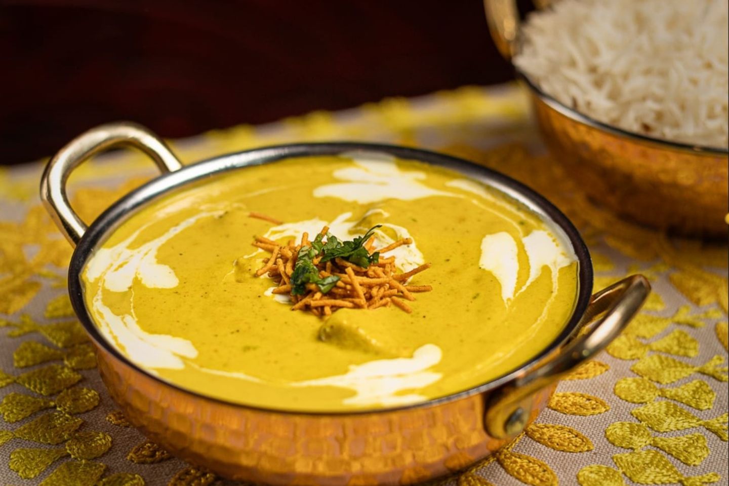 Chicken Curry Meal With White Rice