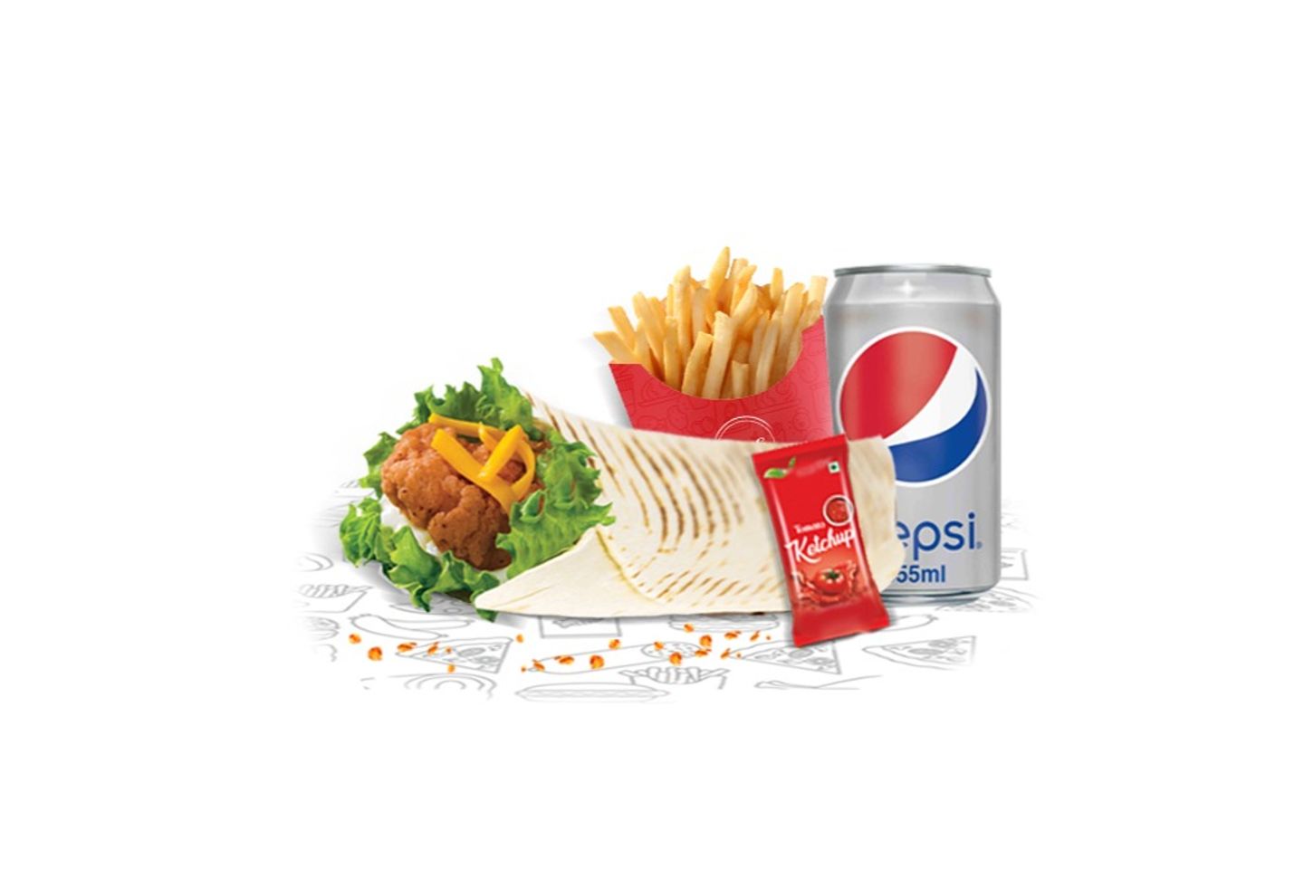 Chicken Wrap Combo