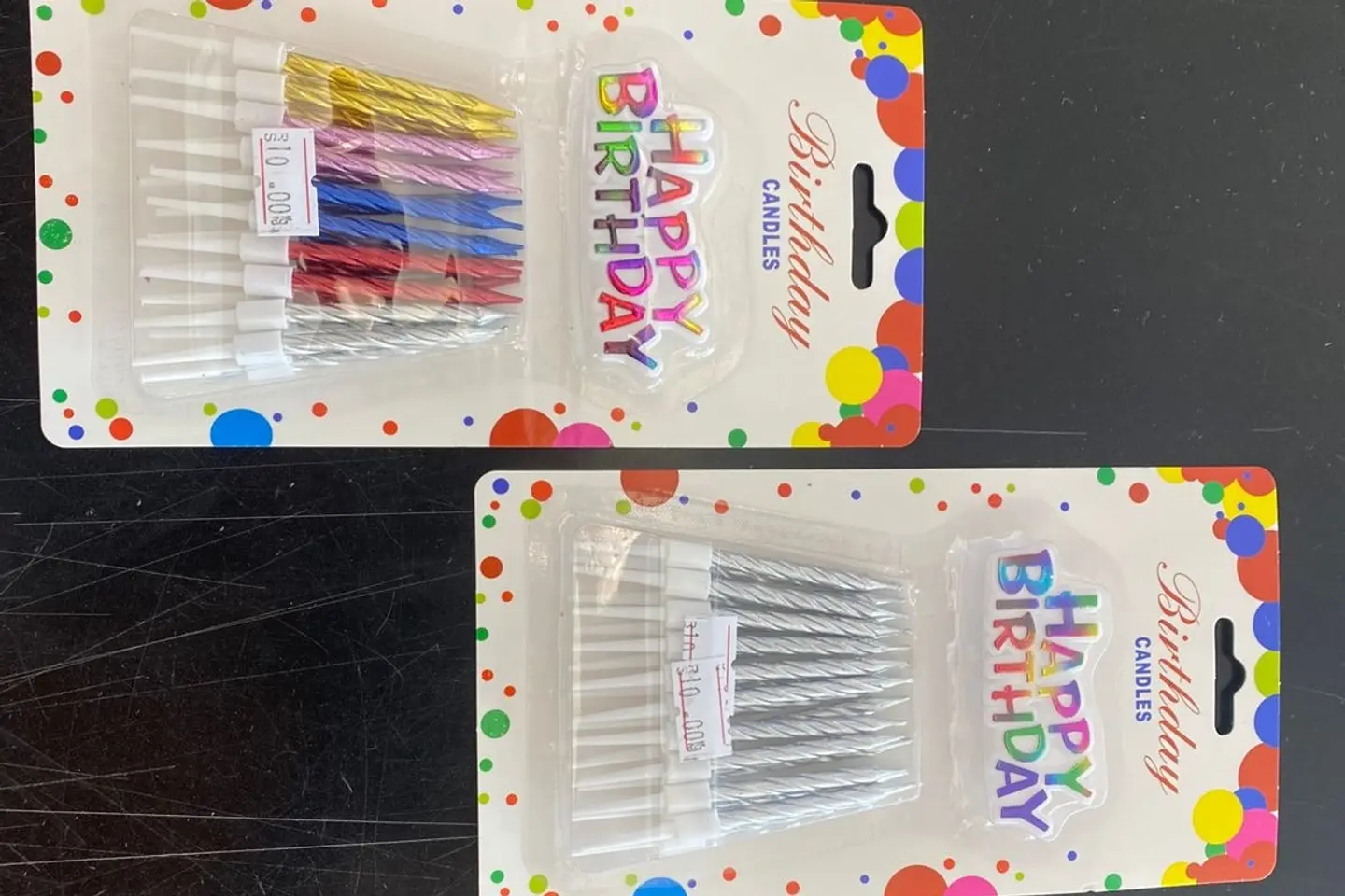 شموع عيد ميلاد