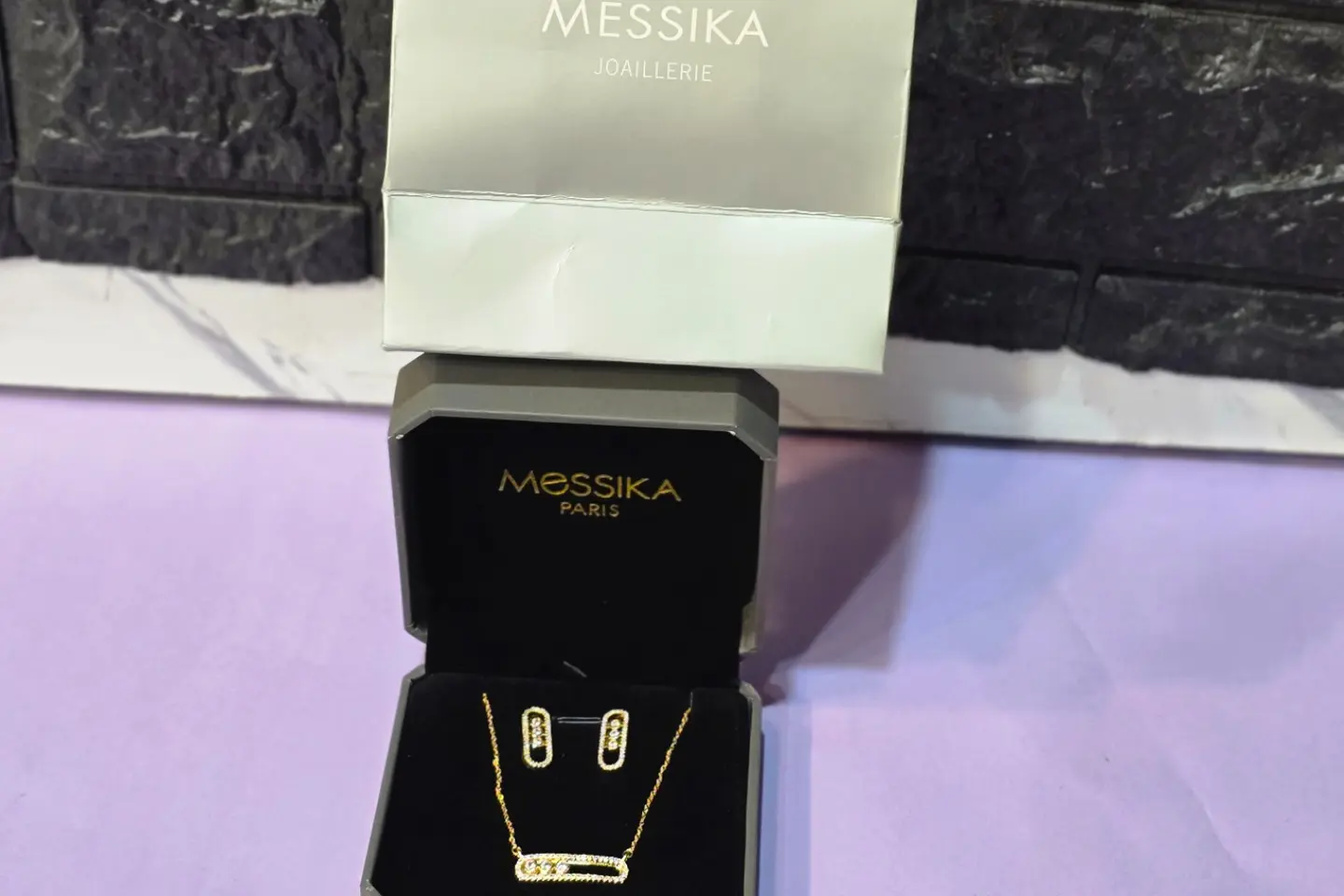 سلسال وحلق مسيكا رقم الطلب ٣٤٥