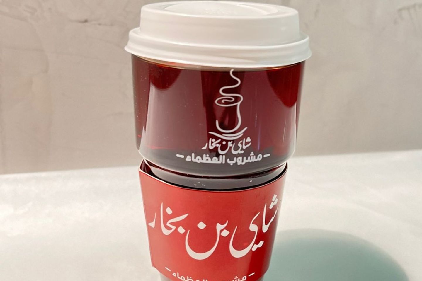 شاي بن بخار -  زجاج