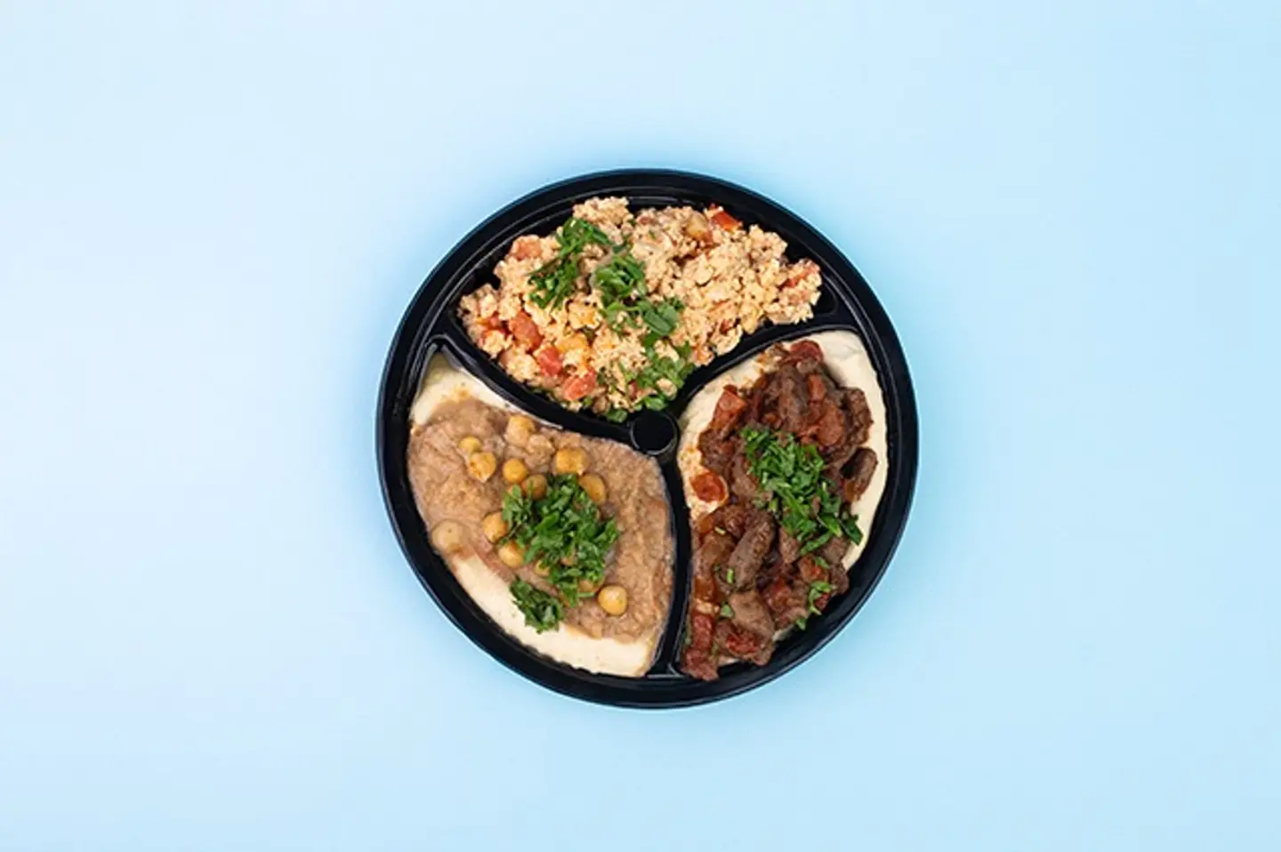 Foul   Kibdah W/Hummus   Shakshuka Dish