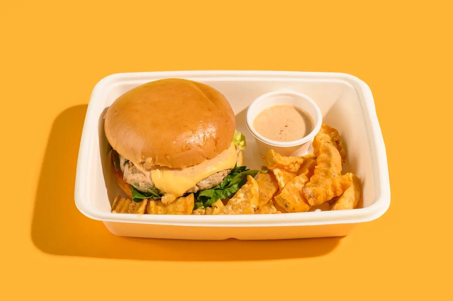 برجر دجاج الباربيكيو